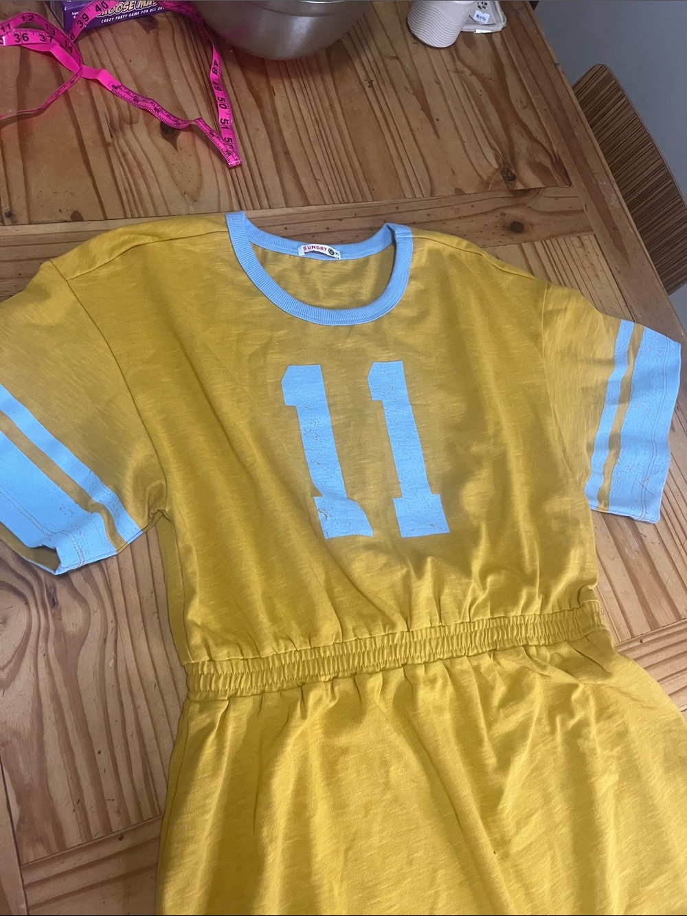 Anthropologie Sundry Rugby Midi Dress - Picture 4 of 8
